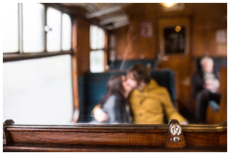 Vintage Steam Train Engagement: Ben & Claire.